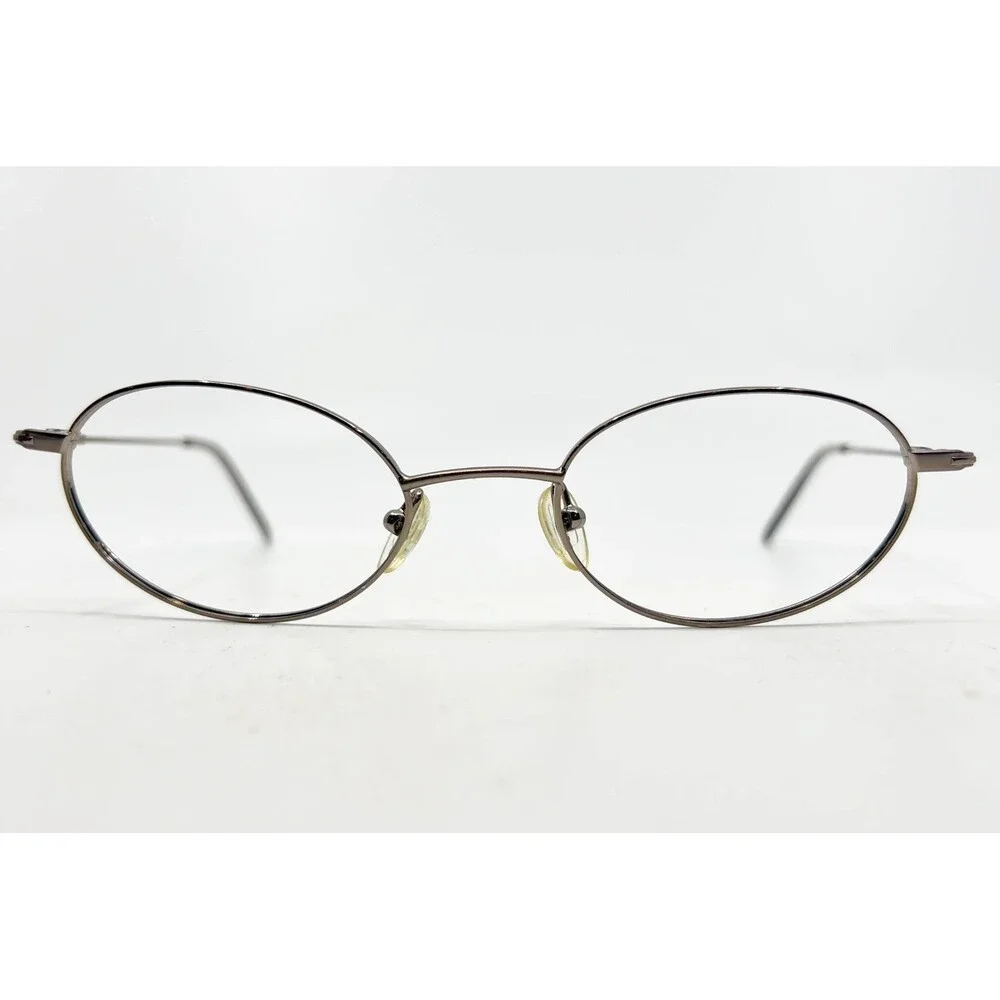 Gant Barnard GRY Eyeglasses Frames Gray Oval 48-19-138 Full Rim Metal Womens